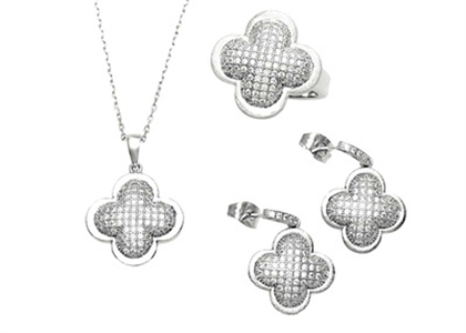 Rhodium Plated | Fashion Pendant Sets